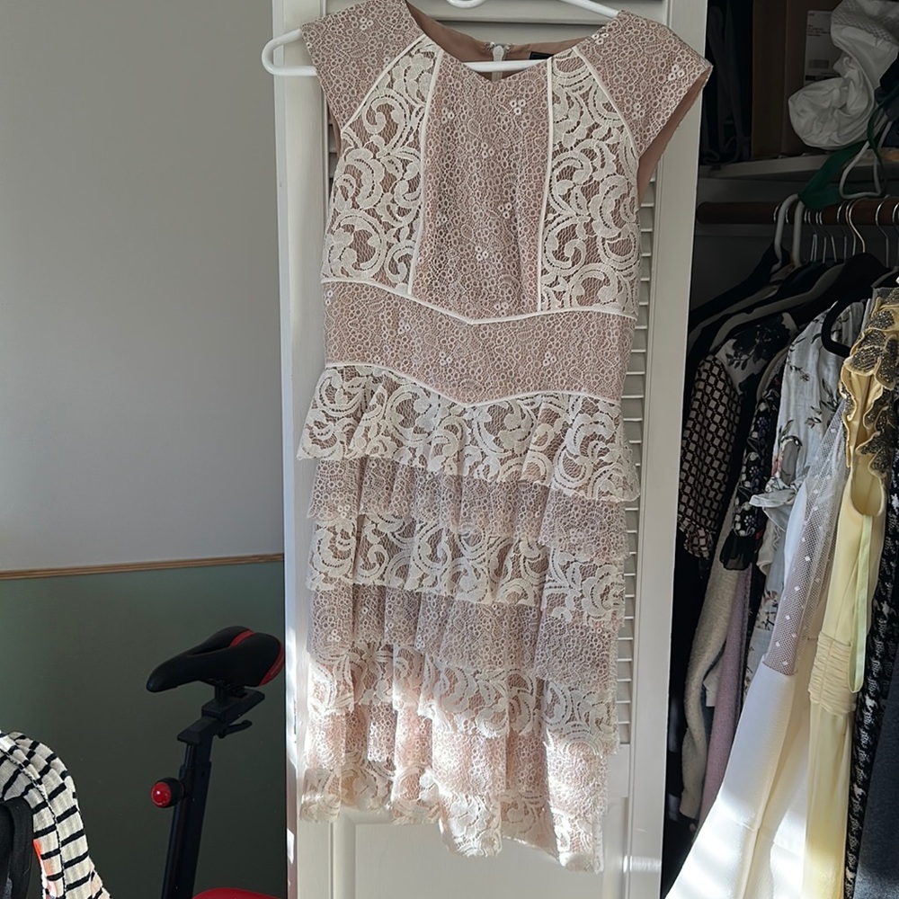 Bcbg white dress